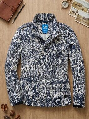 Adidas Originals 2014 Utility Windbreaker Jacket Floral Safari Print F50306 RARE
